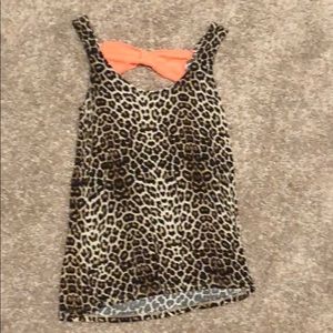 Cheetah tank top
